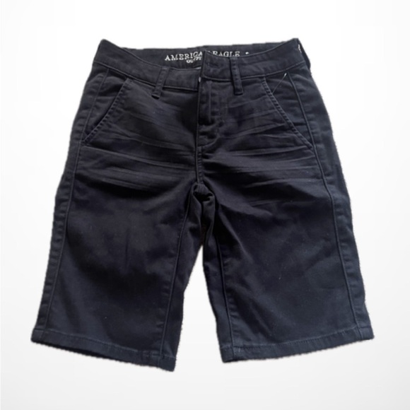 Black American Eagle Bermuda Shorts - Picture 1 of 1
